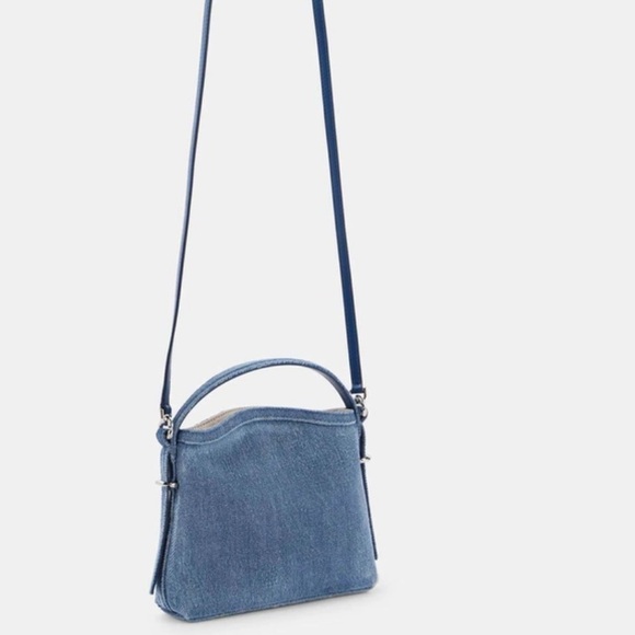 Givenchy Nano Voyou Tote Bag in Medium Blue Denim NWT - Picture 4 of 13